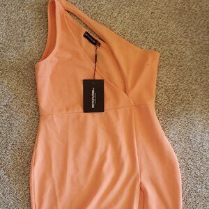 One shoulder bodycon dress